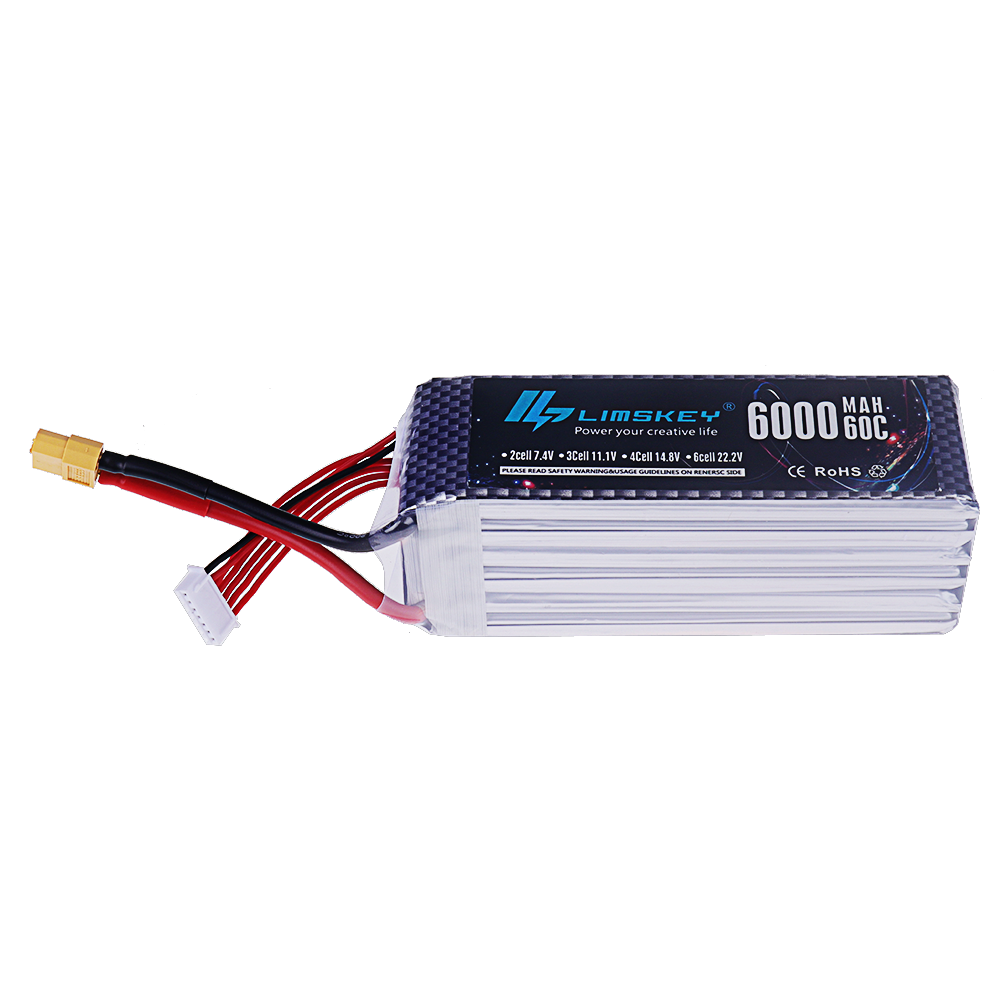 Batería LiPo de 7,4 V, 11,1 V, - 4S Lipo Battery 14.8V 6000Mah reseña y precio
